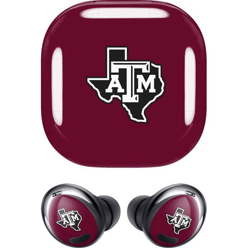 Texas A&M University Black Logo Galaxy Buds Pro Skin
